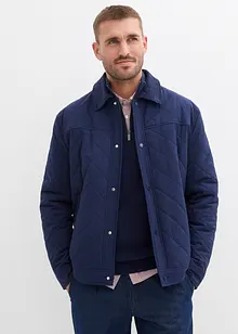 Vattert jakke med kordfløyelskrage, bonprix