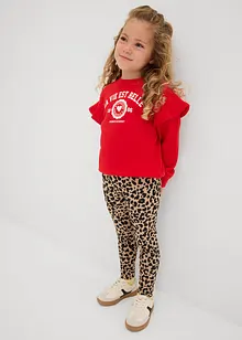 Leggings i av elastisk, økologisk bomull (2-pack), bonprix