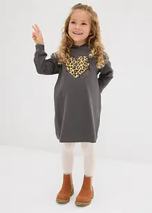 Sweathirtkjole i 100% økologisk bomull, bonprix