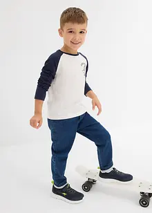 Topp i 100% økologisk bomull med lange raglanermer, bonprix