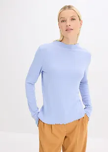 Topp i ribbemateriale og smal modell, bonprix