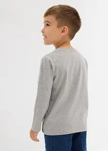 Bestefarstrøye, langermet med økologisk bomull (2-pack), bonprix