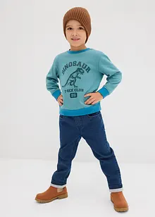 Sweatshirt i myk bomullsmiks, bonprix