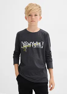 Langermet topp med print, bonprix