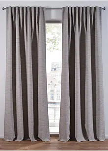 Mørkleggingsgardin med vevet struktur (1-pack), bonprix