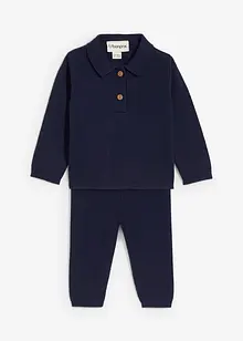 Genser med krage og leggings (2-delt sett), bonprix