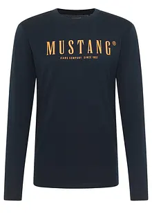 Langermet topp "Asheville" i 100% bomull fra Mustang, Mustang Jeans