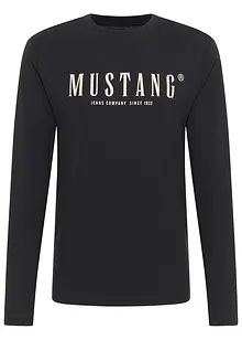 Langermet topp "Asheville" i 100% bomull fra Mustang, Mustang Jeans