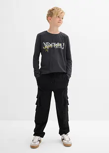 Langermet topp med print, bonprix