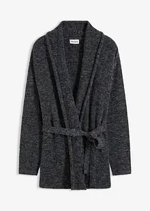 Strikkejakke i lodden, fluffy strikk, bonprix