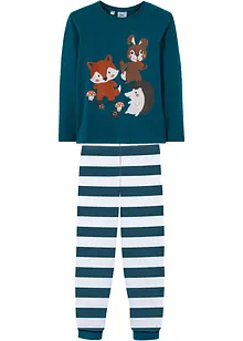 Pyjamas i 100% økologisk bomull  (2-delt sett), bonprix