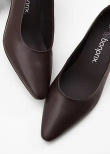 Pumps i skinn, bonprix