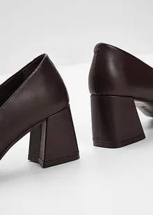 Pumps i skinn, bonprix