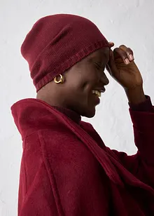 Finstrikket lue med merinoull, bonprix