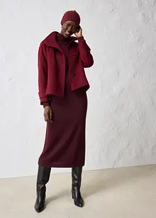 Finstrikket lue med merinoull, bonprix