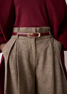 Smalt skinnbelte, bonprix