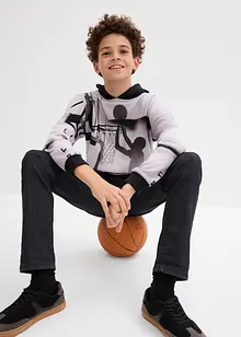 Hettegenser i myk bomullsmiks, bonprix