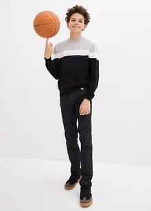 Finstrikket genser i 100% bomull, bonprix