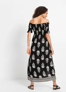 Off shoulder-kjole i lett viskose, bonprix