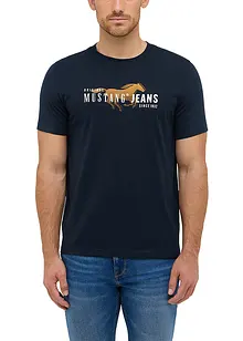 T-skjorte "Austin" i 100% økologisk bomull fra Mustang, Mustang Jeans