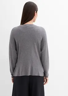 Cardigan i viskosemiks og innsvingt modell, bonprix