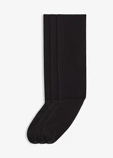 Termo-knestrømper (3-pack) 120den i fin strømpekvalitet med innvendig fleece, bonprix