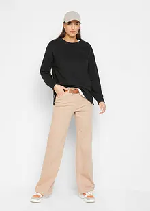 Sweatshirt i bomullsmiks, bonprix