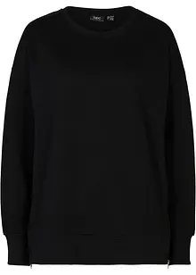 Sweatshirt i bomullsmiks, bonprix