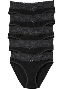 Truse med blonder (5-pack), bonprix