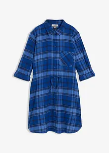 Blusekjole av flanell, bonprix