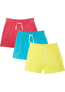 Trikotshorts i 100% økologisk bomull (3-pack), bonprix