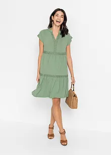 Tunikakjole i myk viskosemiks, bonprix