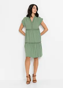 Tunikakjole i myk viskosemiks, bonprix