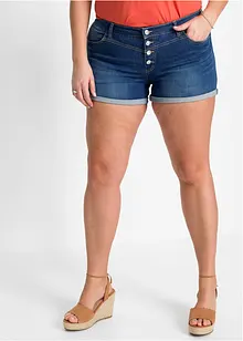 Denimshorts Mid Waist, bonprix