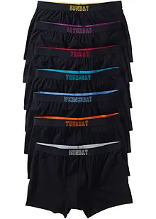 Boksershorts med bomull i ettersittende modell (7-pack), bonprix