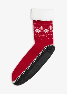 Kosesokker med påsydde såler og pilefôr, bonprix