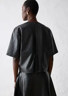 Skinntunika i lammenappa, bonprix