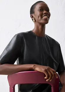 Skinntunika i lammenappa, bonprix