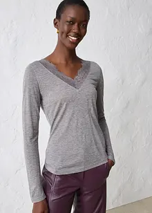 Topp med ull, bonprix