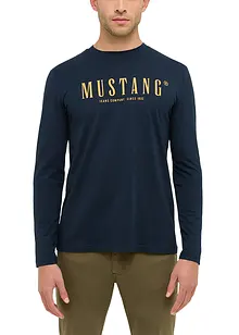 Langermet topp "Asheville" i 100% bomull fra Mustang, Mustang Jeans