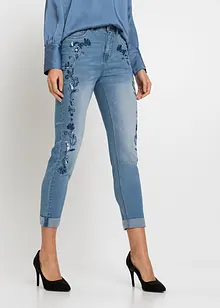 Slim Fit-jeans, Mid Waist, cropped, bonprix