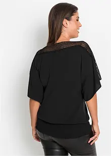 Bluse i 100% viskose, bonprix