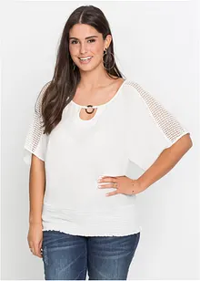 Bluse i 100% viskose, bonprix