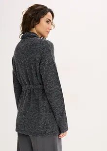 Strikkejakke i lodden, fluffy strikk, bonprix