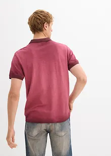 Piké-poloskjorte i vasket look, bonprix