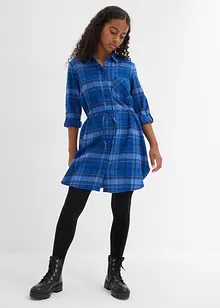 Blusekjole av flanell, bonprix