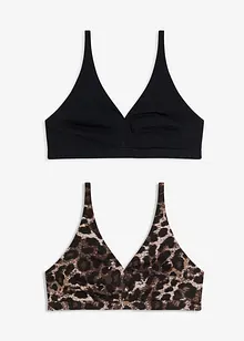 Bralette uten spiler med økologisk bomull, bonprix