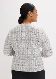 Bouclé-cardigan i bomull, bonprix