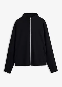 Jakke i scuba-materiale med glidelås, bonprix