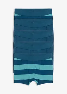 Boksershorts med myk økologisk bomull (5-pack), bonprix